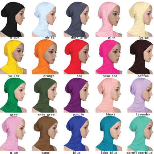 Cotton Muslim Inner Hijab Caps Islamic Underscarf Hat Hijab Islamic Ninja Hijab